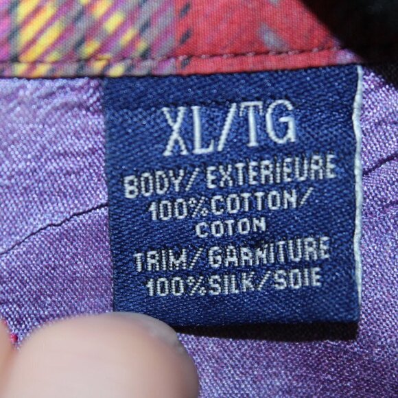 Robert Graham Multi Color Vertical Stripe Size XL - Picture 3 of 5